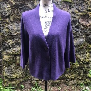 Sarah Spencer lambswool cardigan size Large